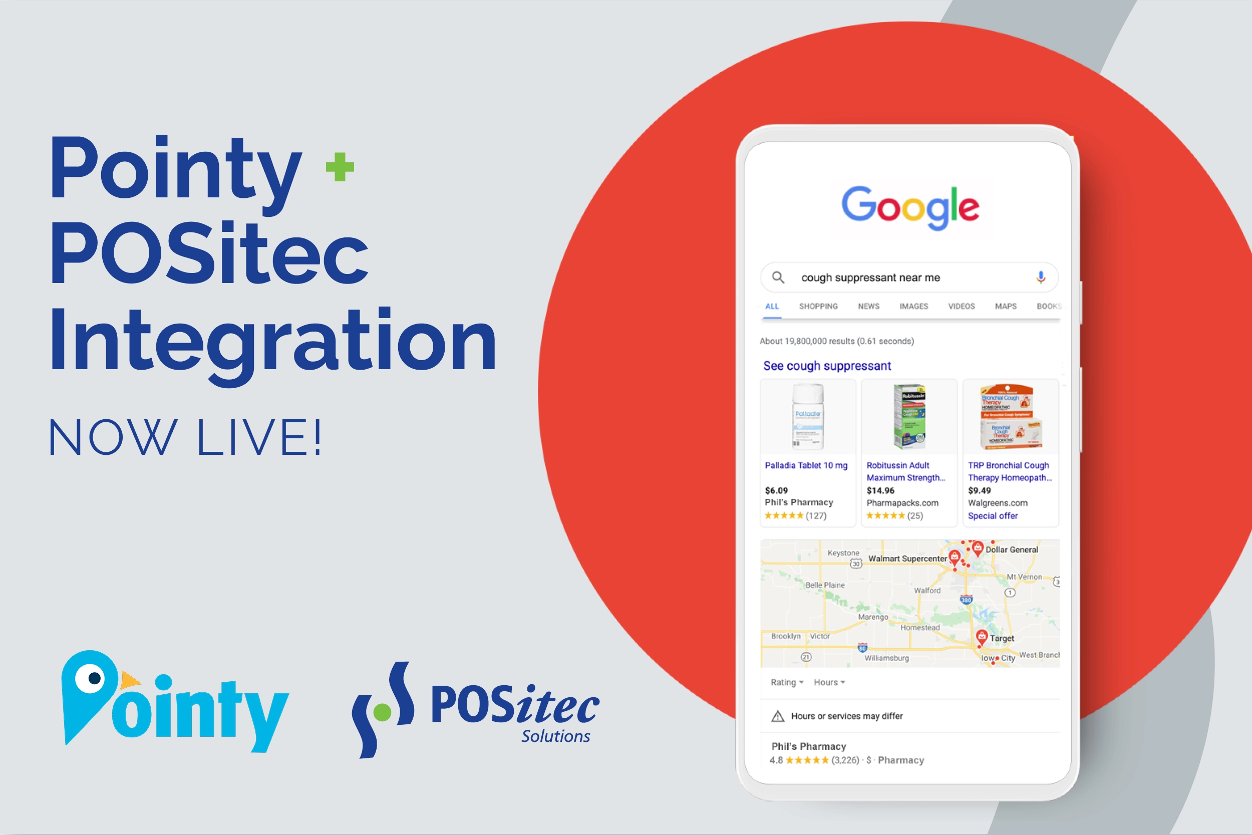 Pointy from Google Now Live for POSitec Pharmacies | POSitec Solutions