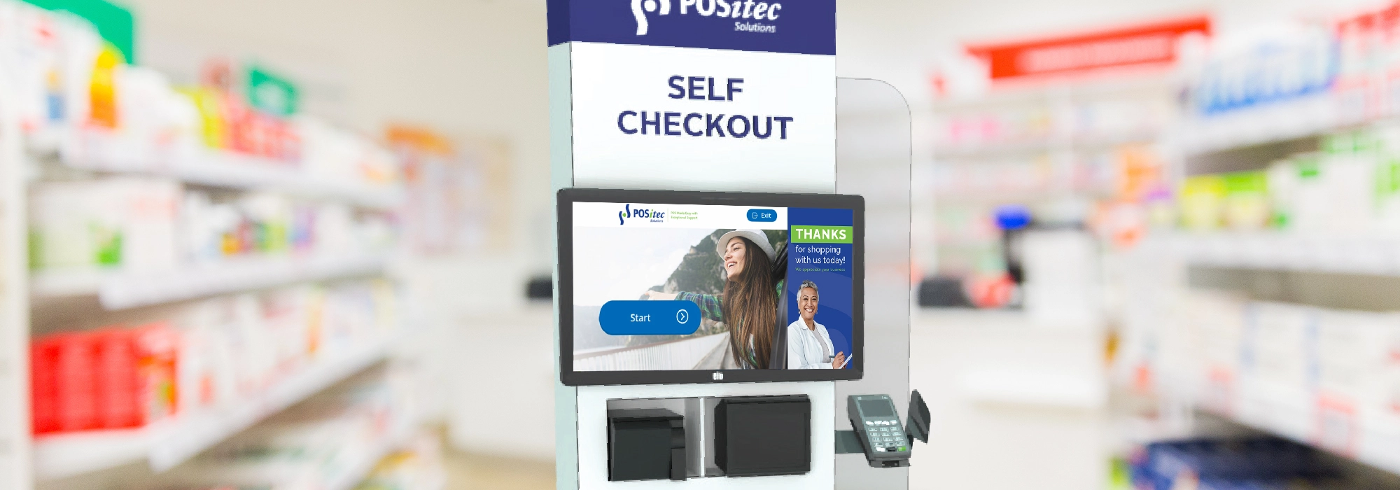 Self-Checkout for Pharmacies | POSitec Solutions Canada